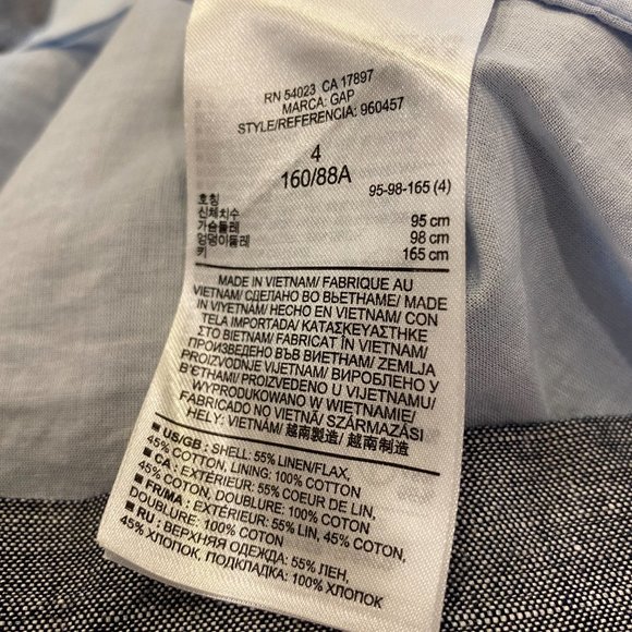 GAP Linen Duotone Dress - Picture 7 of 8